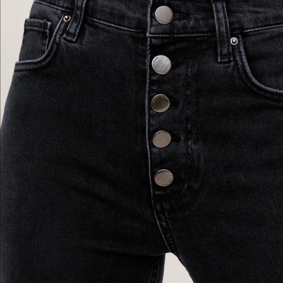 Mango Charcoal Straight Fit Jeans - Picture 4 of 8